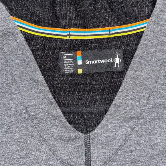 Smartwool Active Reset Gray Hooded Sleeveless Pullover Women’s M Athleisure Top - Picture 8 of 10